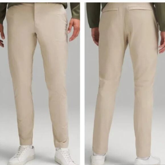 Lululemon Men's ABC Slim-Fit Warpstreme Trouser Size 34x32 - Picture 1 of 8